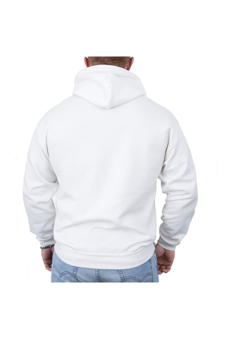 Santa Claus Initials Hoodie, Alternate, color, White