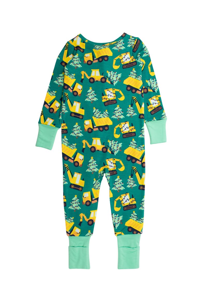 SoftSnooze Gender Incusive Holiday Convertible One Piece Pajamas, Alternate, color, Holiday Haul