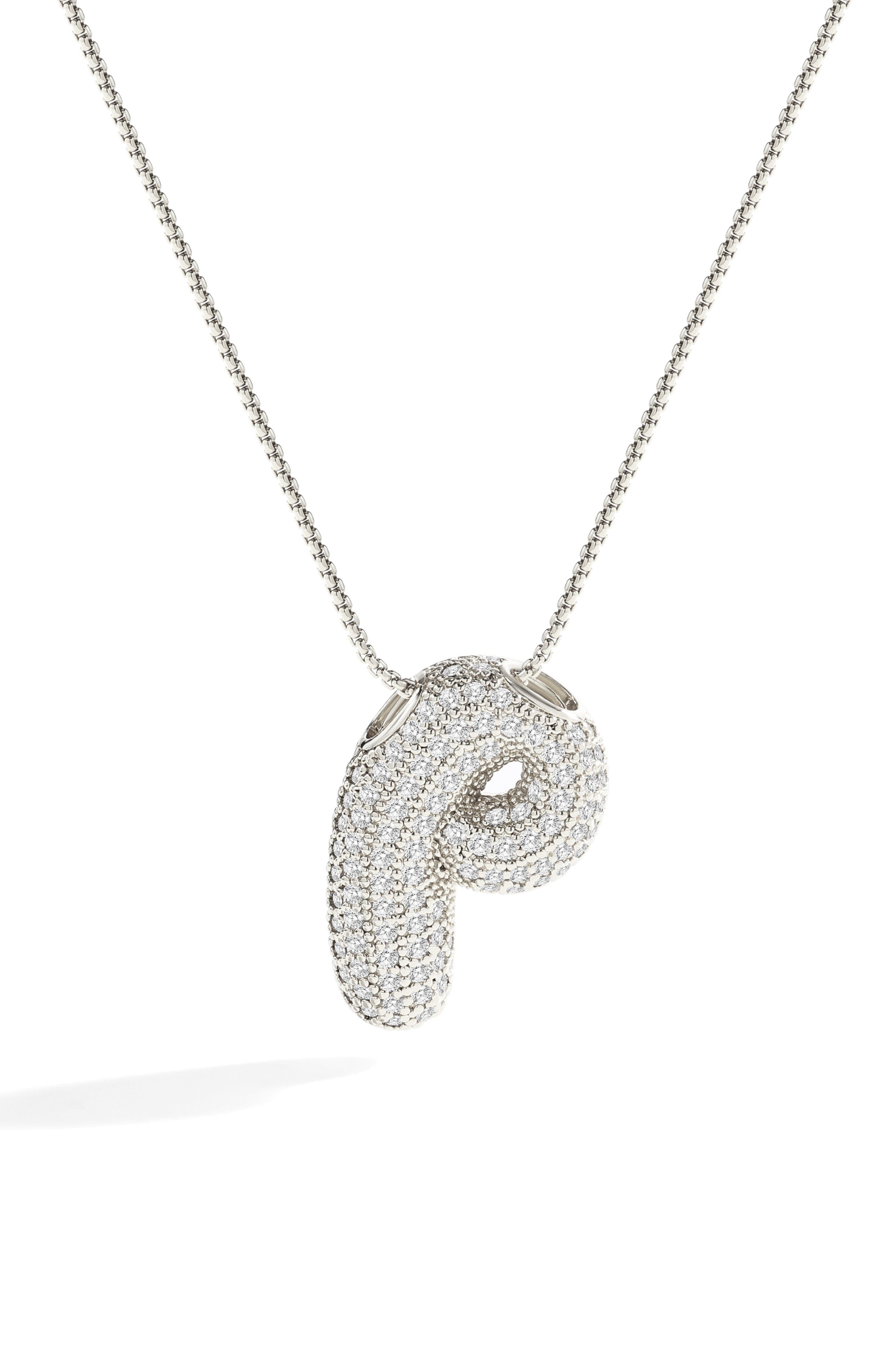 Silver / Letter P