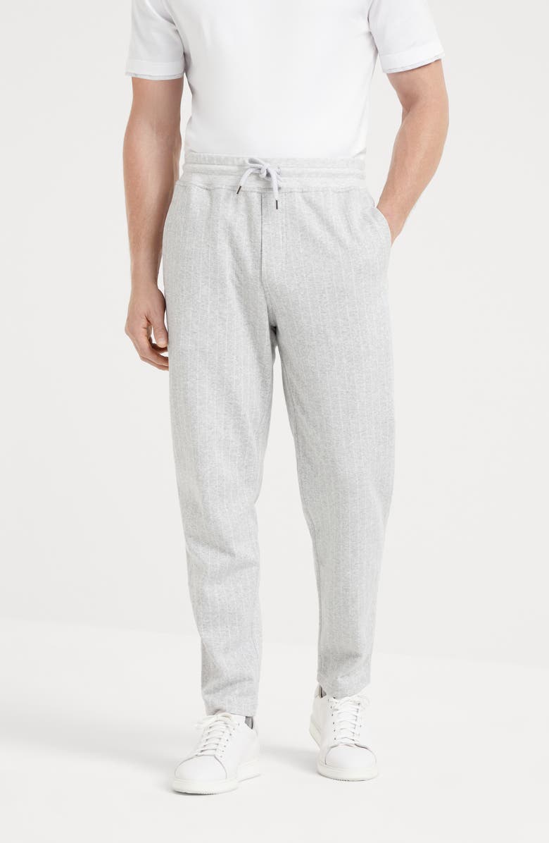 Brunello Cucinelli Double cloth trousers, Alternate, color, 