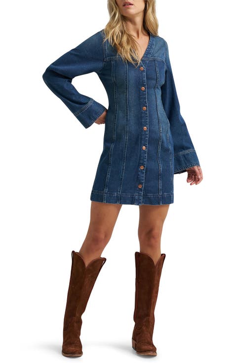 Minidress with Flared Cuffs