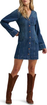 Wrangler Minidress with Flared Cuffs