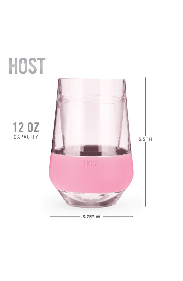 HOST Wine FREEZE XL Cooling Cup Set of 2, Alternate, color, Tinted Blush