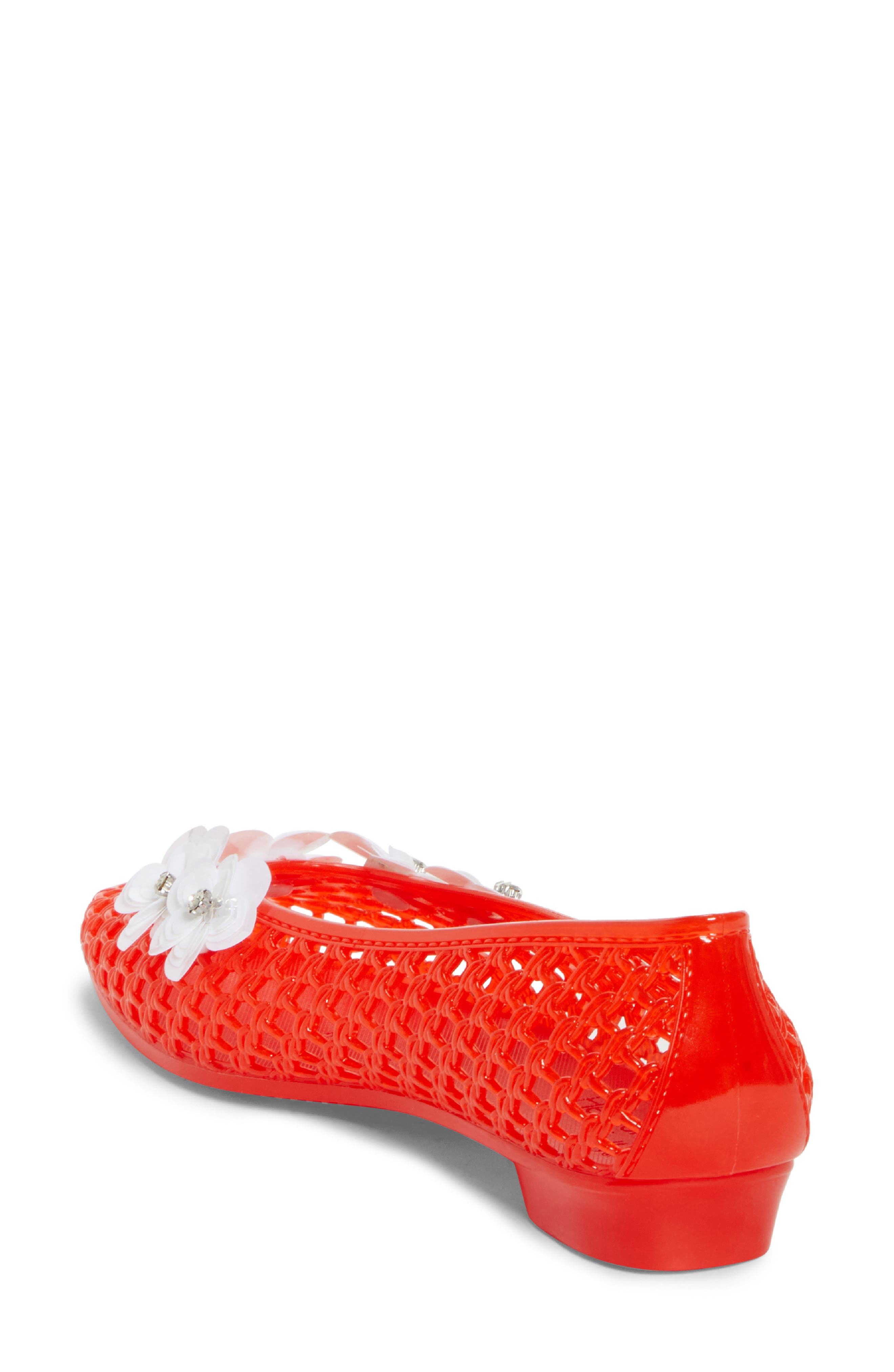 HEAVENLY JELLY Demi Jelly Ballet Flat, Alternate, color, Red