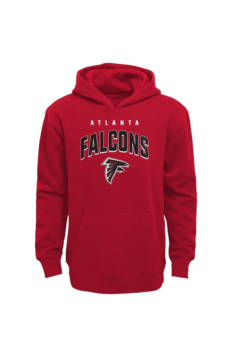 Outerstuff Preschool Red Atlanta Falcons Stadium Classic Pullover Hoodie, Main, color,
