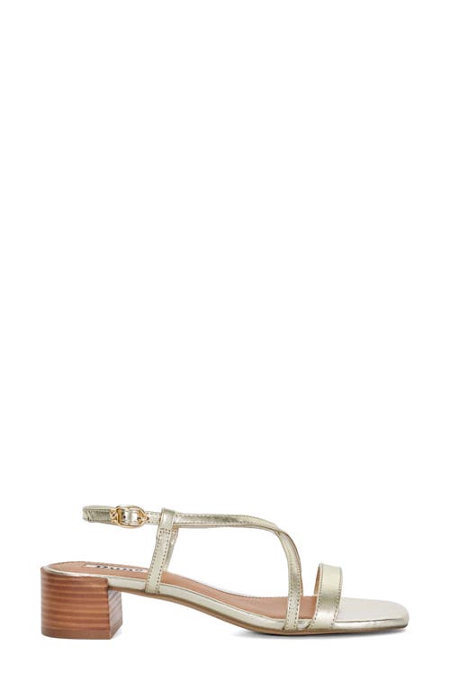 Dune London Jaskell Ankle Strap Sandal In Gold