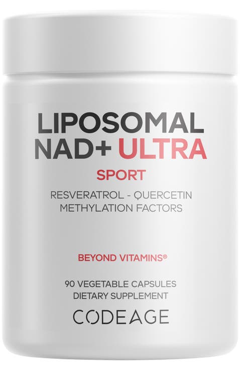 Liposomal NAD+ Ultra + Resveratrol & Vitamin B Supplement