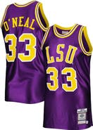 Mitchell & Ness Men's Mitchell & Ness Shaquille O'Neal Purple LSU Tigers 1990/91 Authentic Jersey