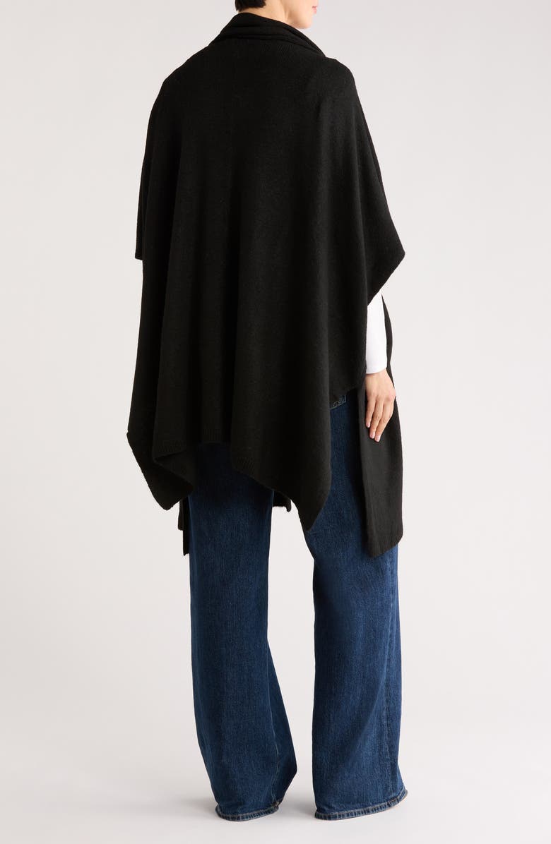 Steve Madden Topper with Scarf, Alternate, color, Black