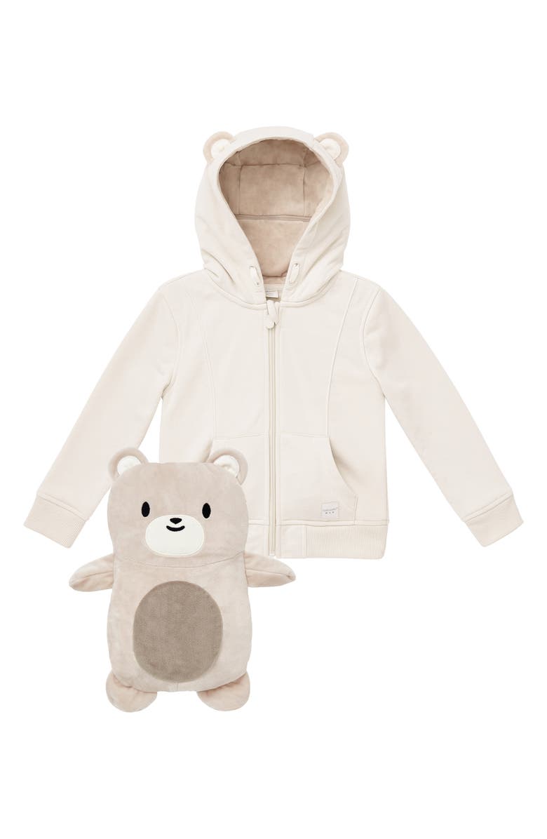 Cubcoats Kids' Bori Bear 2-in-1 Stuffed Animal Hoodie, Main, color, 