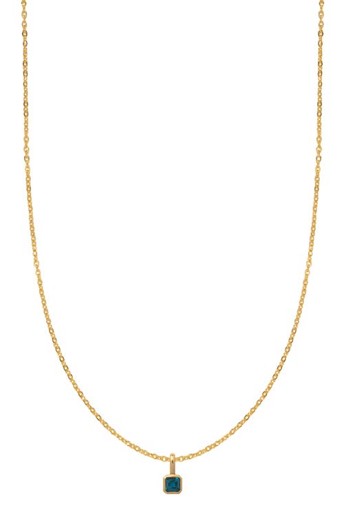 MADE BY MARY Birthstone Pendant Necklace in Gold  product