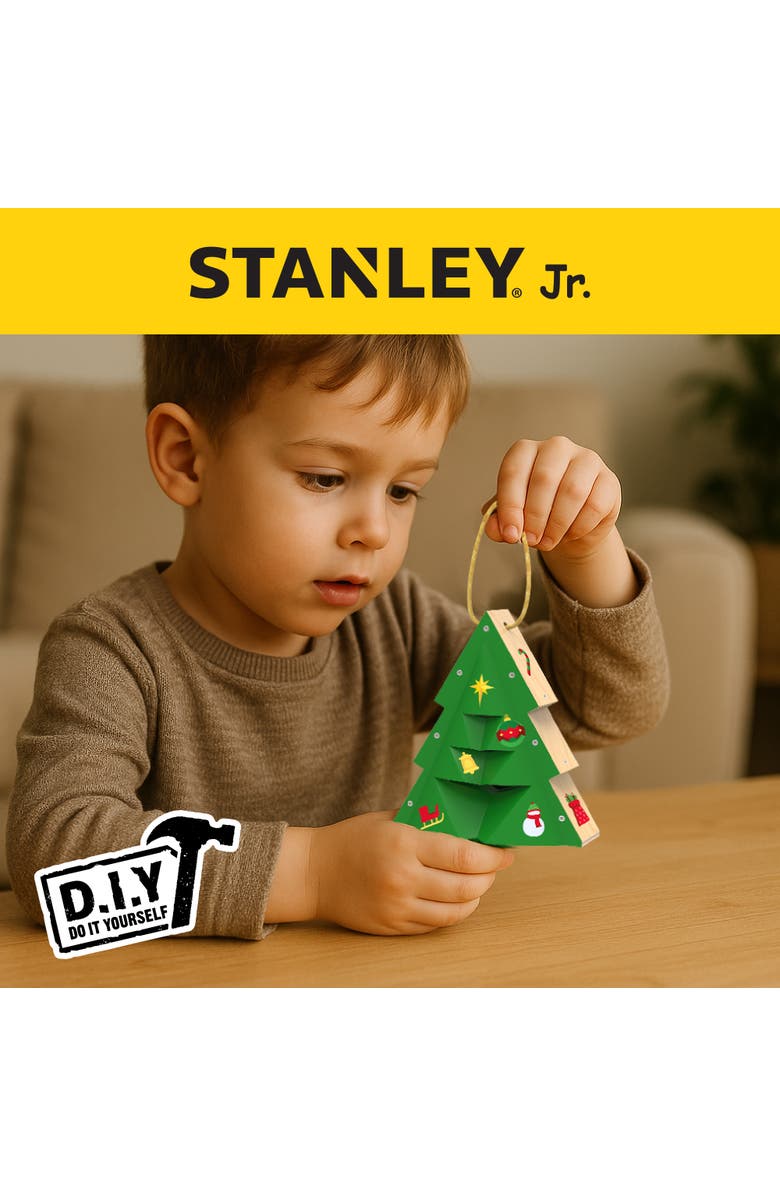 Stanley Jr. Easy Build Christmas Tree Ornament Kit, Holiday Gift Christmas Edition, Alternate, color, Multi Color