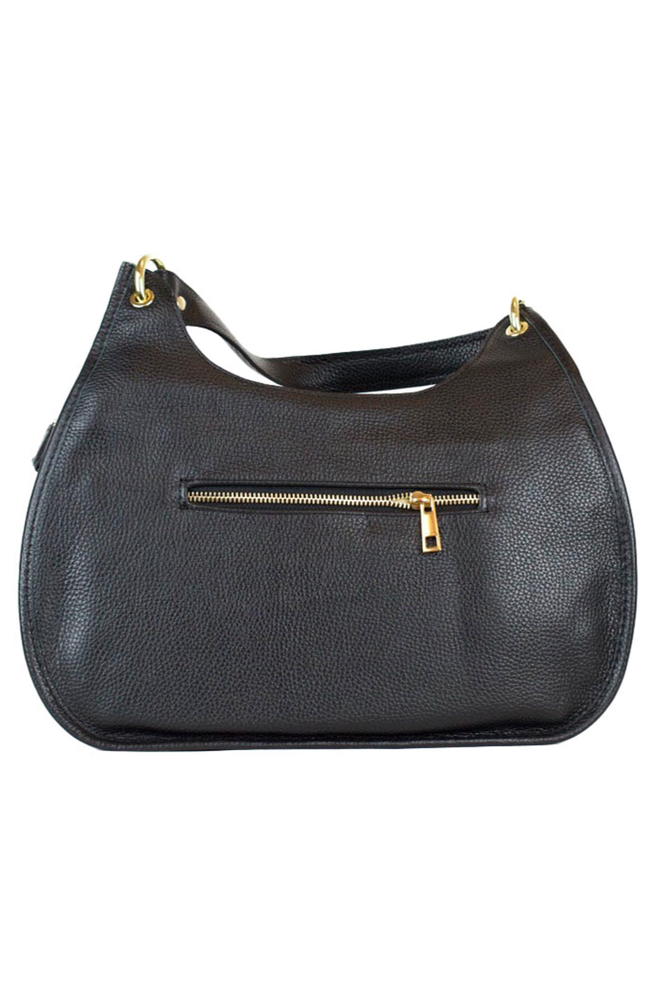 Persaman New York Franca 18 Shoulder Bag, Alternate, color, Black