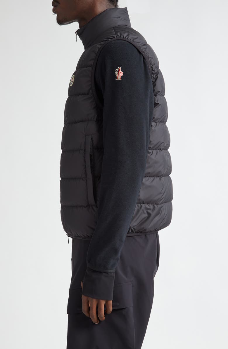 Moncler Contrin Down Puffer Vest, Alternate, color, Black