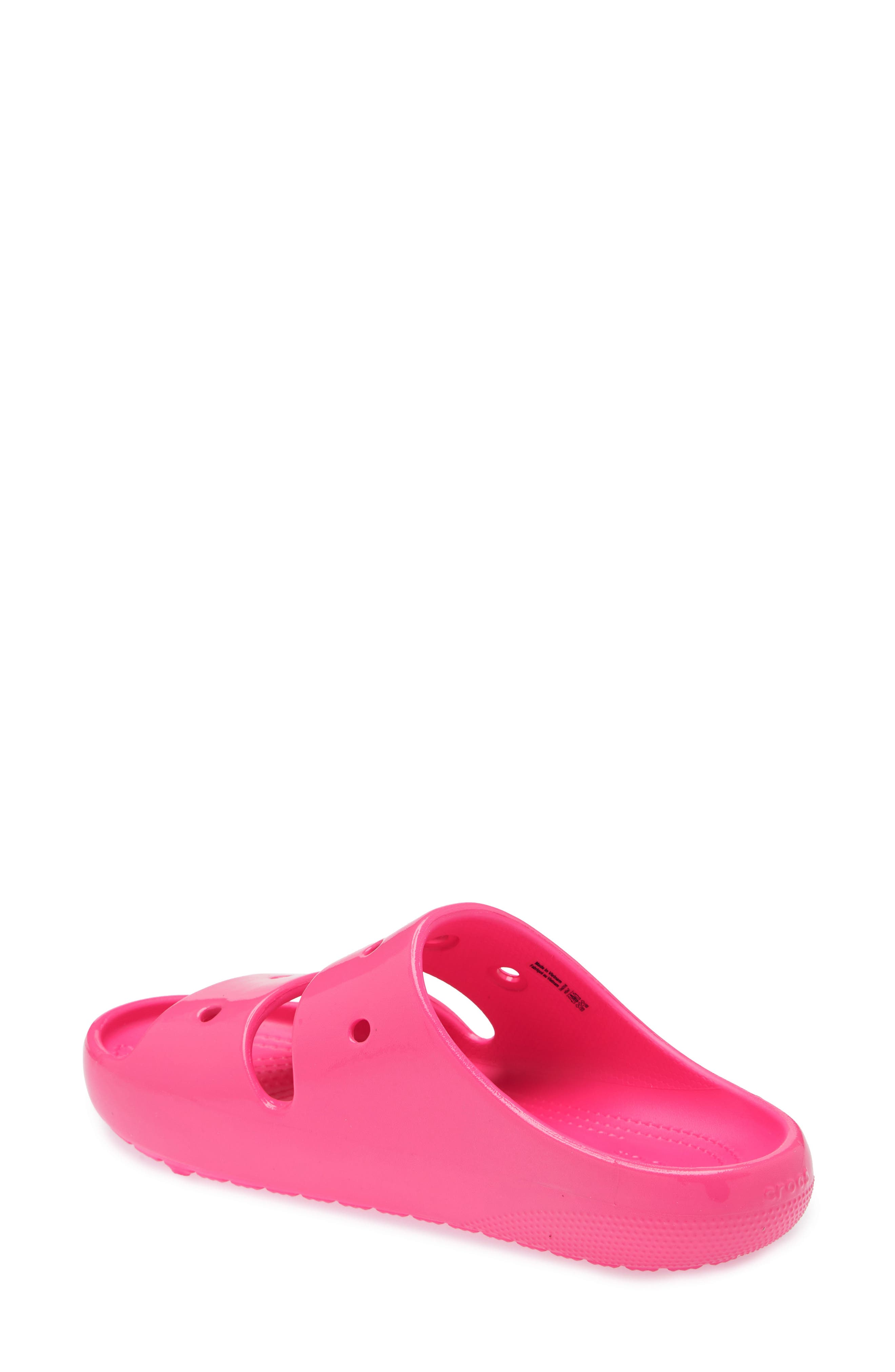 CROCS Classic Neon Slide Sandal, Alternate, color, 