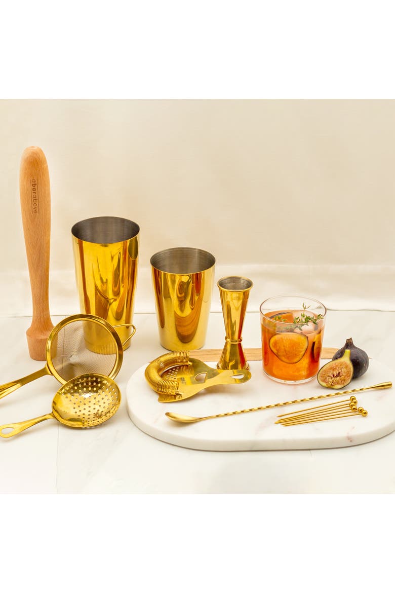 14-Piece Craft Bar Set, Gold, Alternate, color, Gold