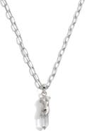 Awe Inspired Classical Bust Crystal Pendant Necklace
