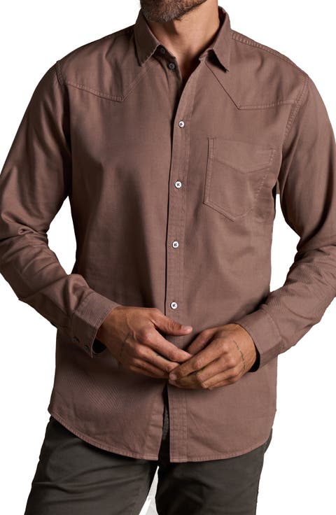 Ross Heritage Twill Button-Up Shirt