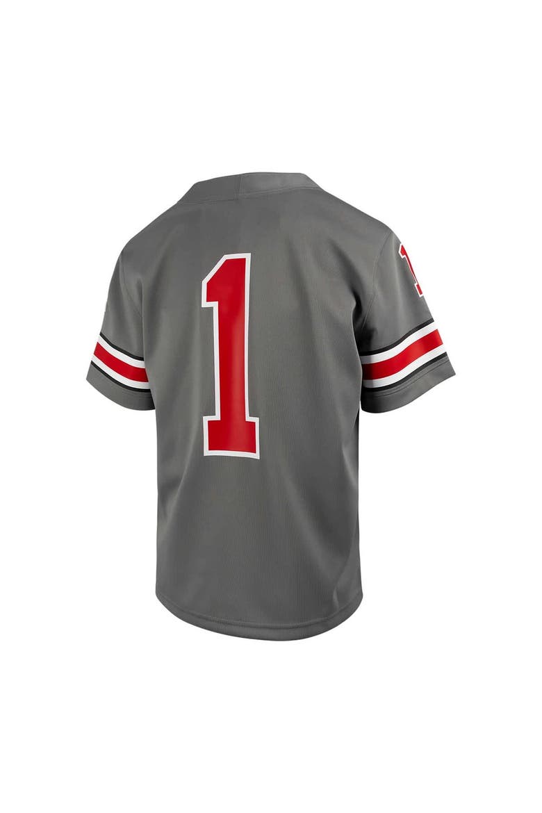 Toddler Nike #1 Steel Ohio State Buckeyes Alternate Untouchable Replica Football Jersey, Alternate, color, Steel