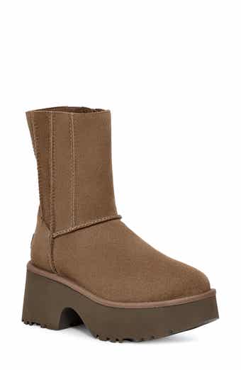 UGG® Brooklyn Sunburst Waterproof Bootie with Genuine UGG® Brooklyn Sunburst Waterproof Bootie with Genuine