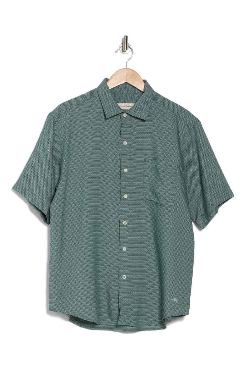 Tommy Bahama Grand View Short Sleeve Button-Up Shirt, Alternate, color, Trout