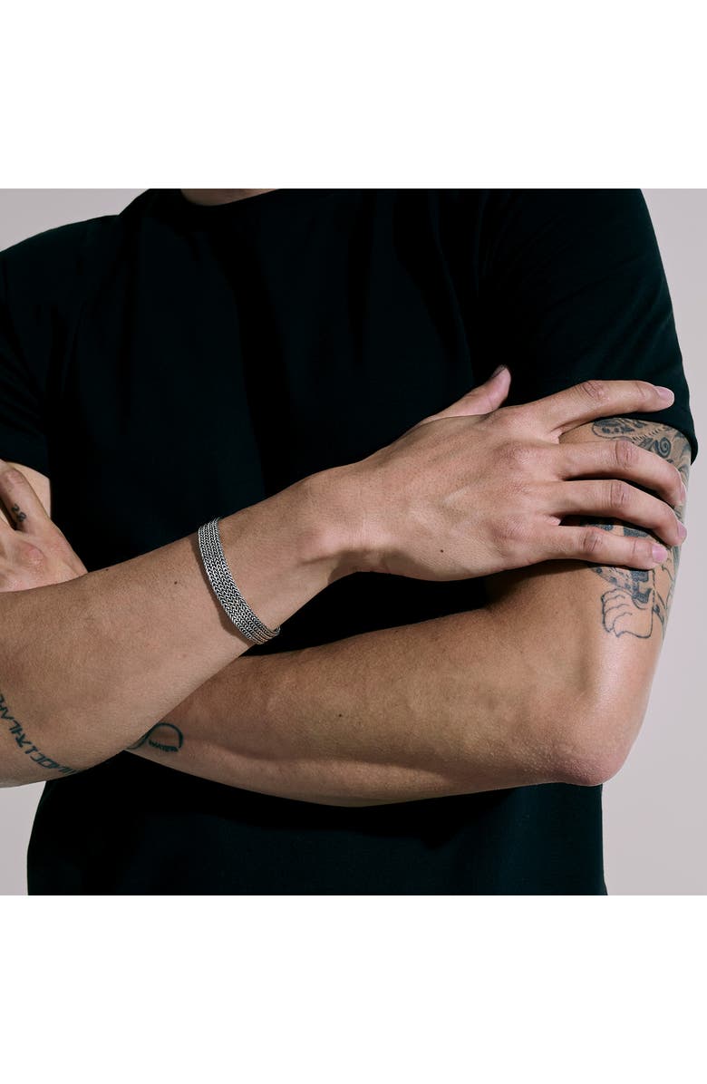 John Hardy Classic Chain Hammered Station Bracelet, Alternate, color, 