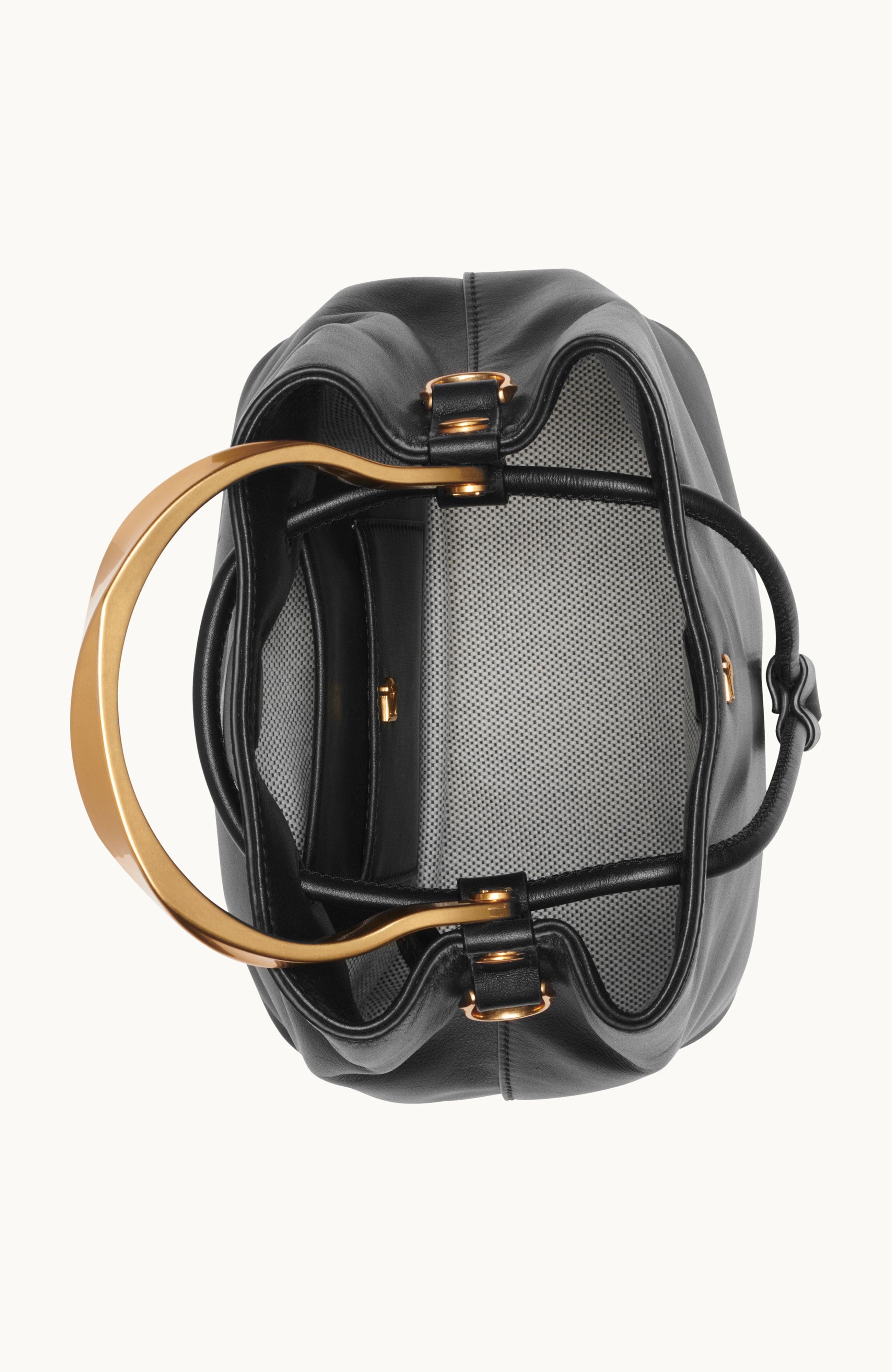 Donna Karan New York Lawrence Bucket, Alternate, color, Blk/Gold