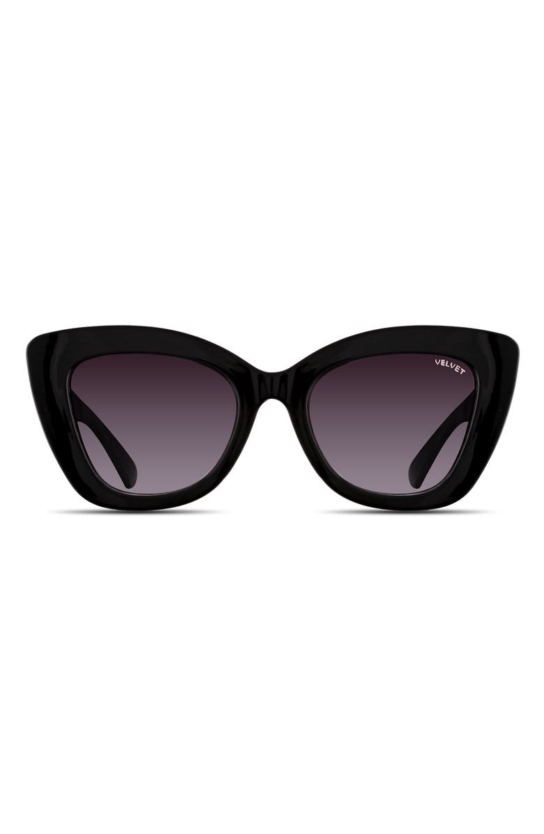 Velvet Eyewear Maya Sunglasses, Main, color, Gold