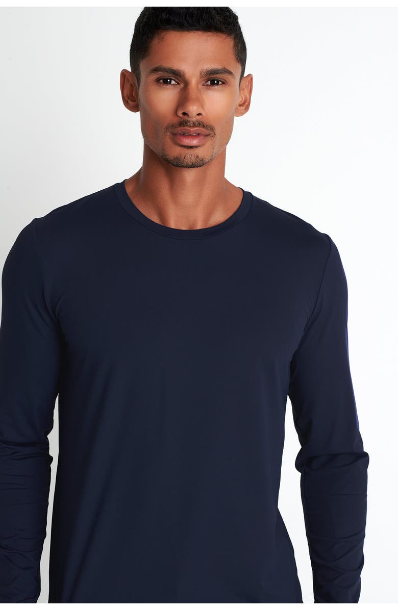 SHAN Microfiber long-sleeve crew-neck, Main, color, 