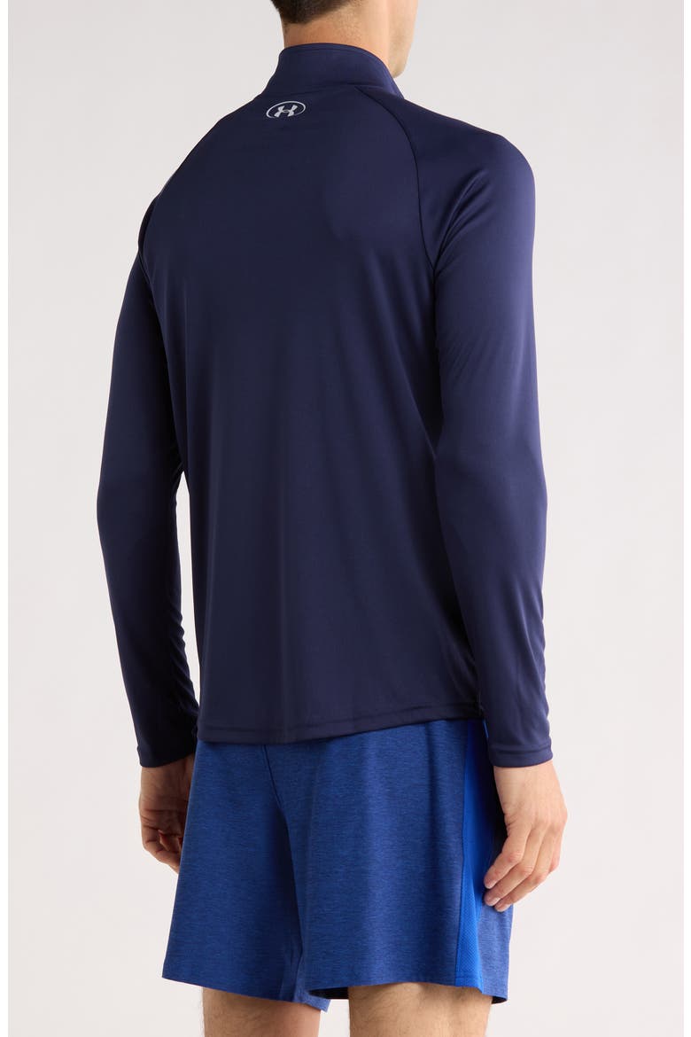UA Velocity 2.0 Quarter Zip Pullover, Alternate, color, MIDNIGHT NAVY