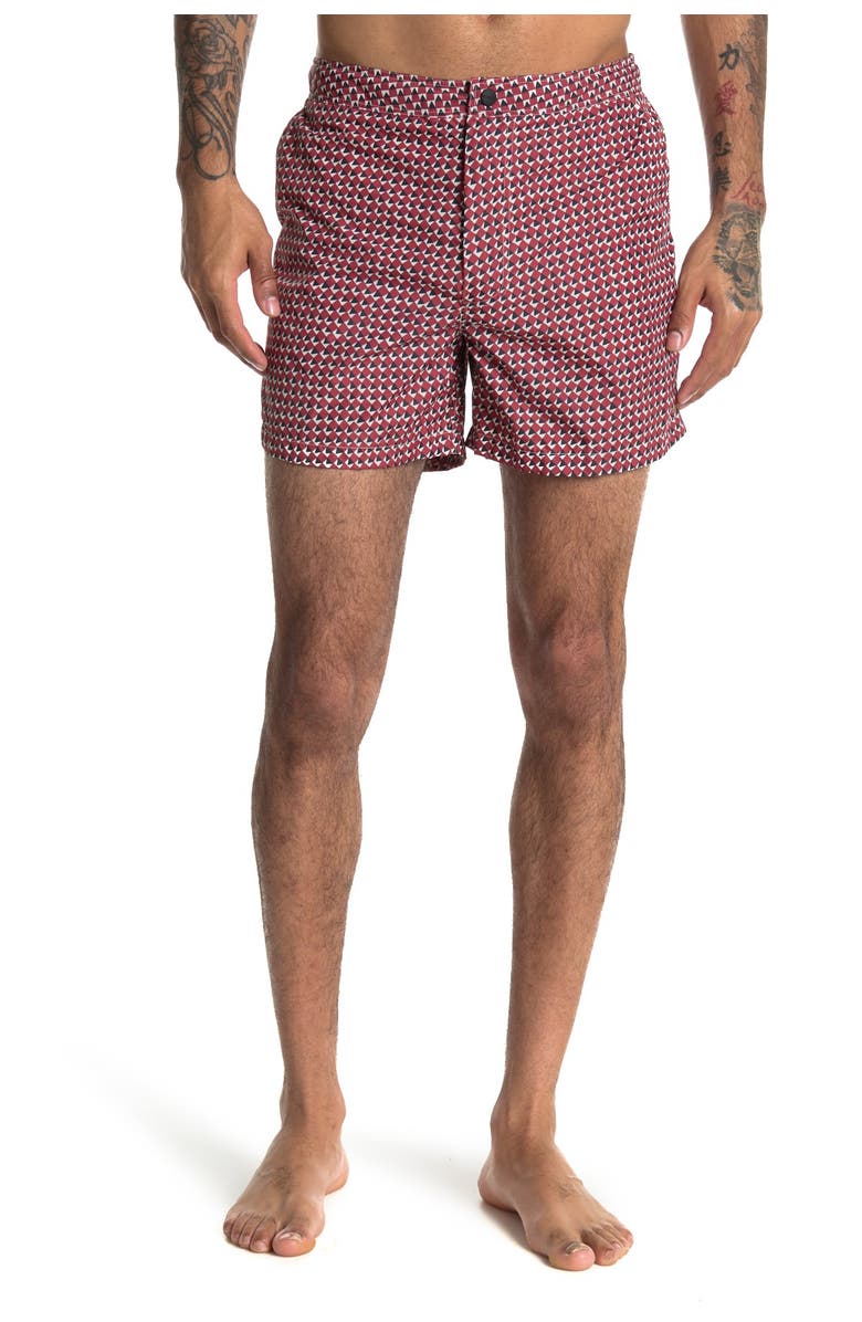 Valentino Printed Swim Shorts, Main, color, 