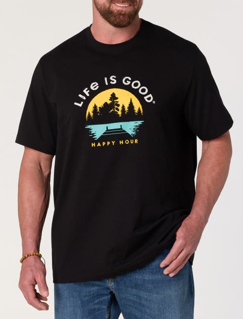 Big & Tall Happy Hour Graphic T-Shirt