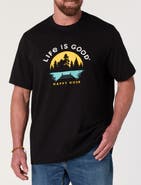 LIFE IS GOOD Big & Tall Happy Hour Graphic T-Shirt