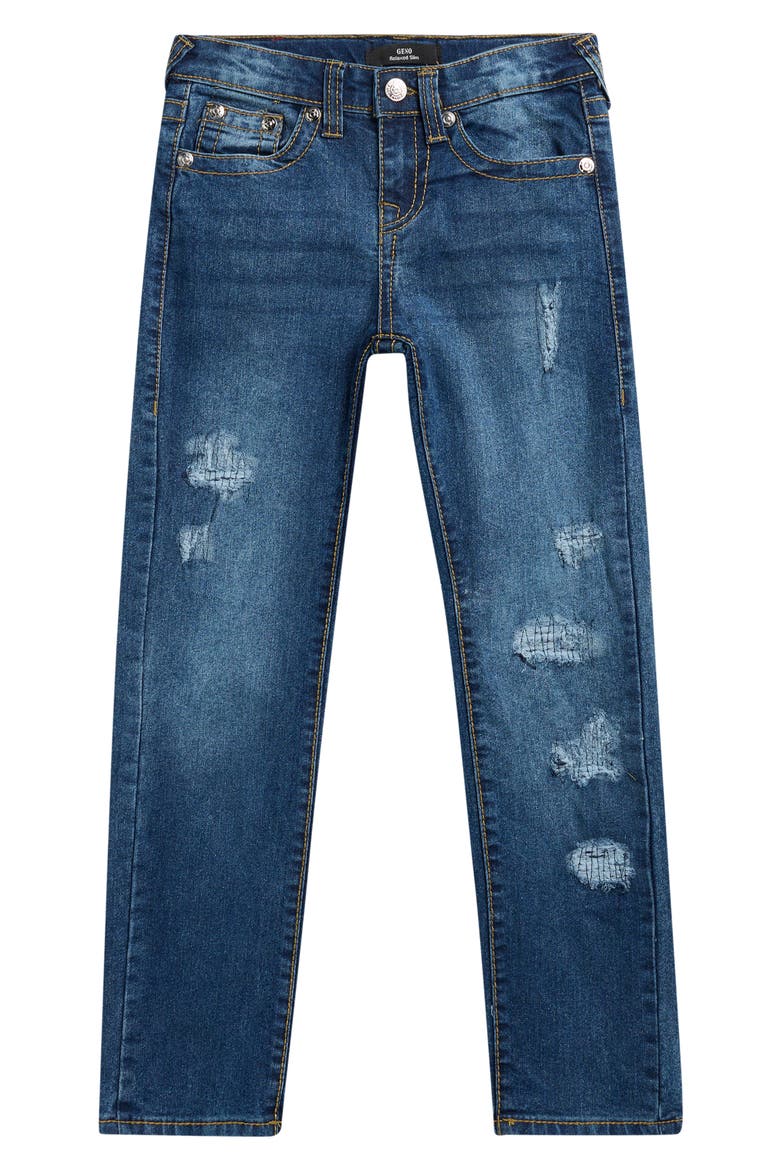 Kids' Geno Core Bootcut Jeans, Main, color, RIBLE