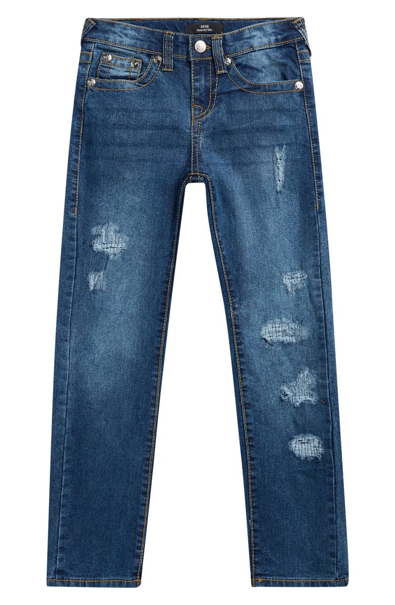 True Religion Kids' Geno Core Bootcut Jeans, Main, color, Rible