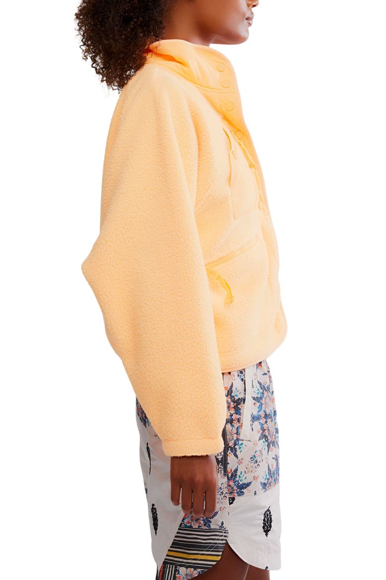 FP Movement Hit the Slopes Fleece Jacket, Alternate, color, NEON CLEMENTINE