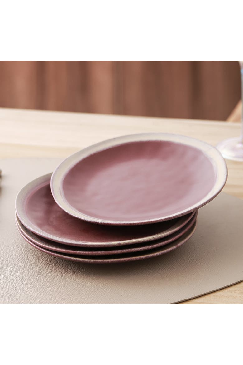Serafina Stoneware 32-Piece Dinnerware Set, Alternate, color, Wine