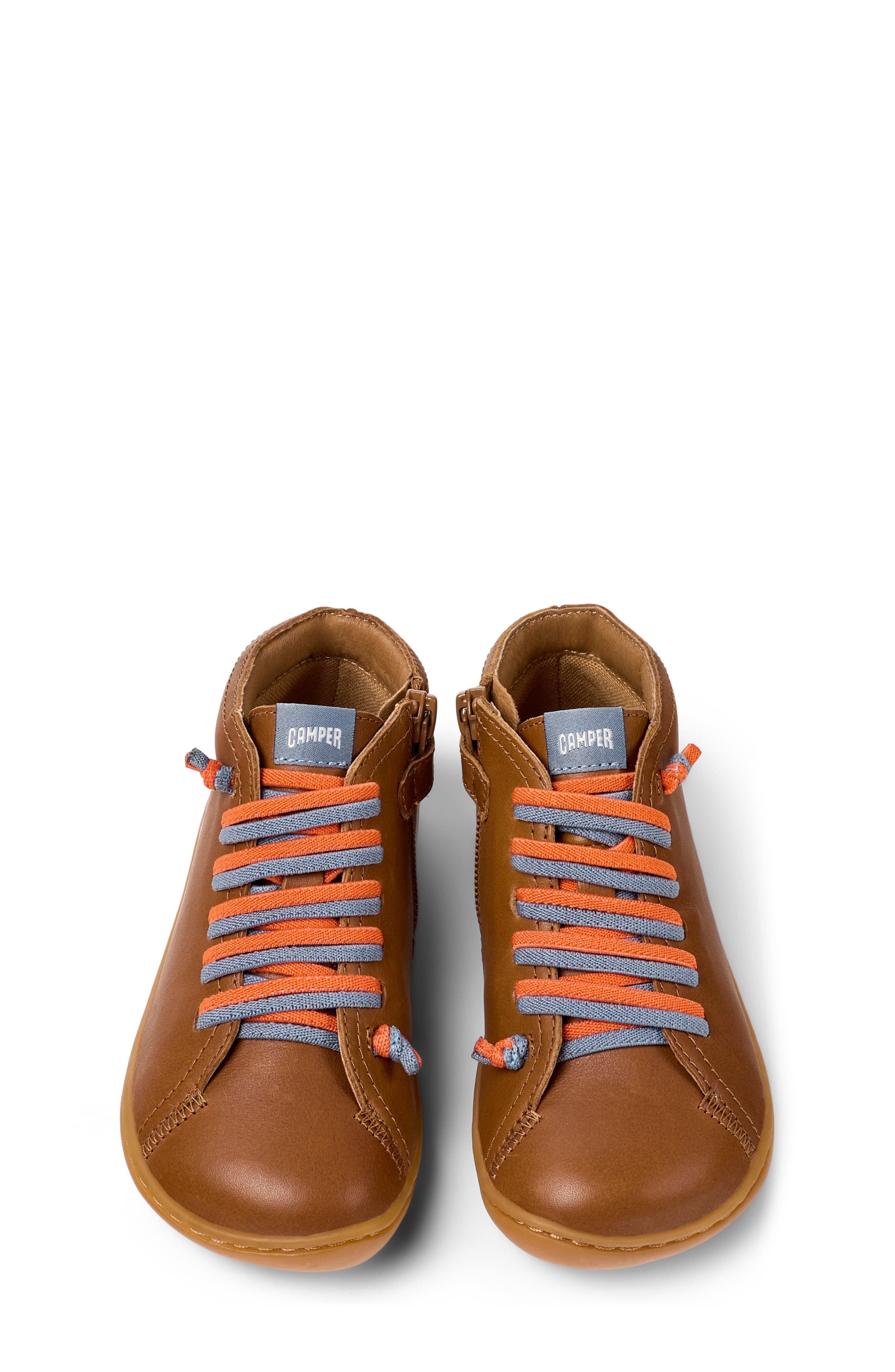 Camper Kids' Peu Cami Sneaker, Alternate, color, Medium Brown