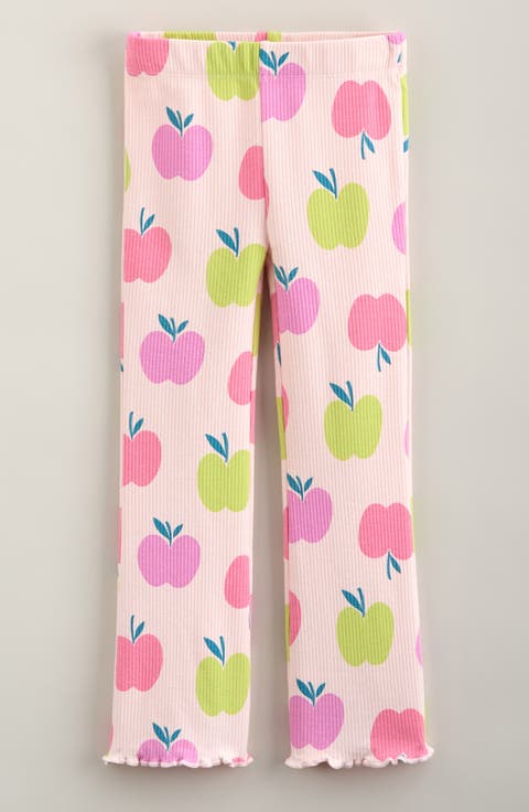 Kids' Rib Print Flare Leggings