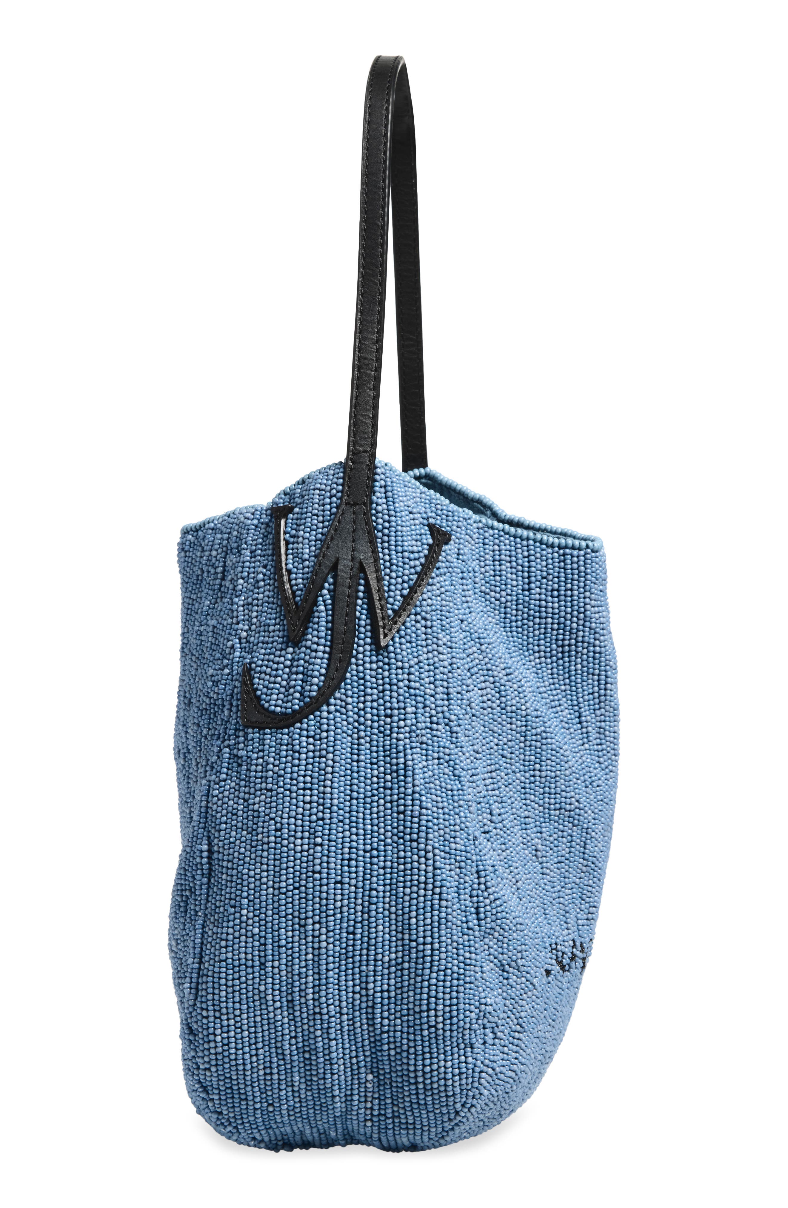 Beaded Small Bulb Bag, Alternate, color, BLUE 800