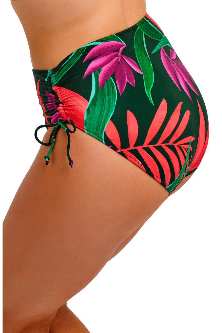 Pichola High Waist Bikini Bottoms, Alternate, color, MANGROVE