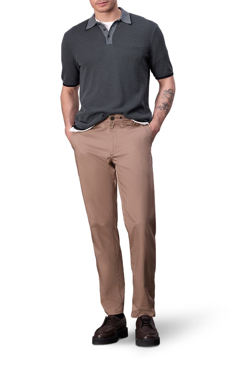 rag & bone Harvey Relaxed Polo, Alternate, color, Shark Blue