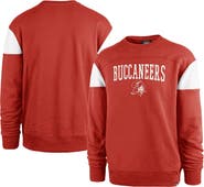 '47 Men's '47 Red Tampa Bay Buccaneers Groundbreaker Onset Pullover Sweatshirt