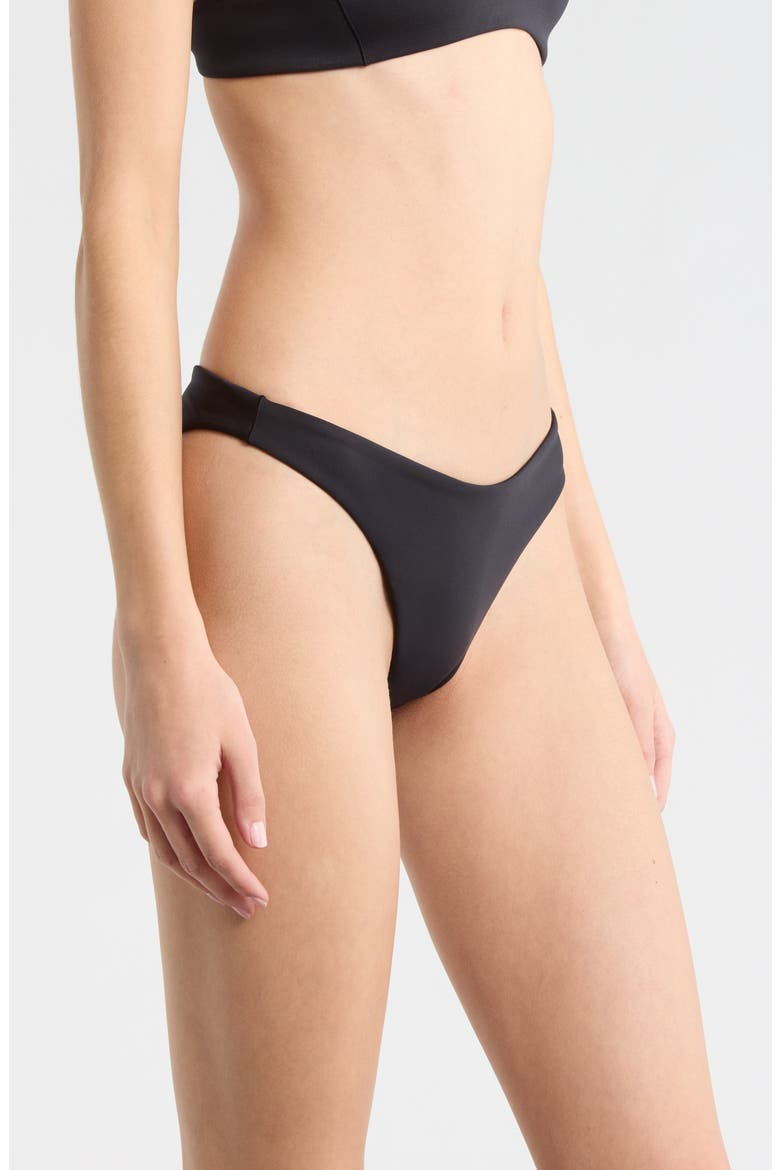 Dip High Leg Bikini Bottoms, Alternate, color, JET