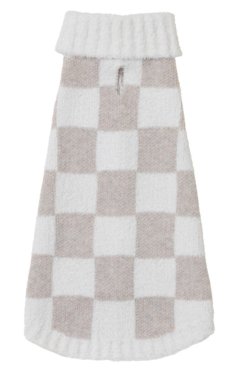 Barefoot Dreams<sup>®</sup> CozyChic<sup>®</sup> Checkered Pet Sweater, Main, color, 