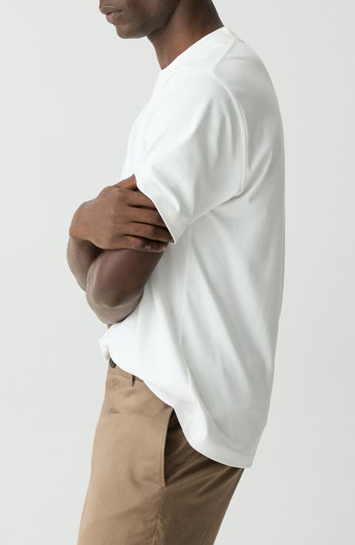 Theory Clinton Relaxed Cotton T-shirt In White