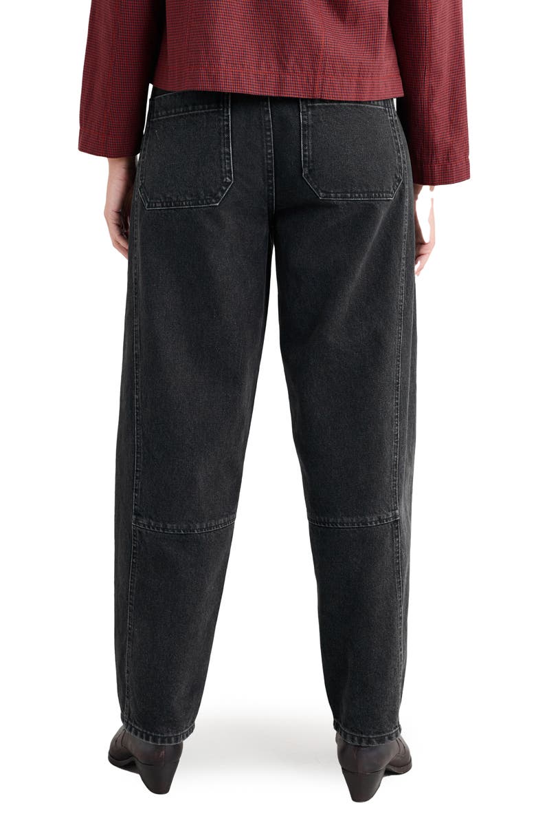 Seasalt Cornwall Gwenver Tapered Ankle Jeans, Alternate, color, Washed Black