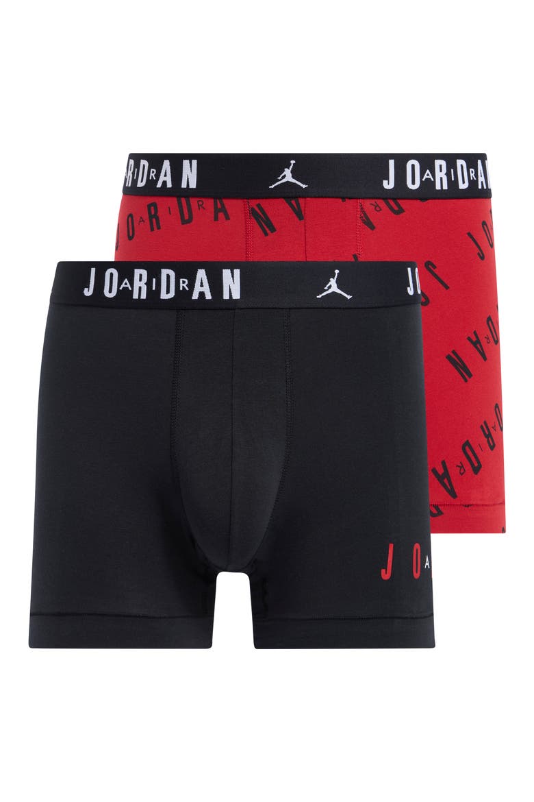 Flight 2-Pack Essential Boxer Briefs, Main, color, GYM RED