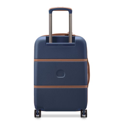 Delsey Paris Chatelet Air 2.0 Carry On 21 Inch Hardside Luggage With Spinner Wheels In Navy Blue