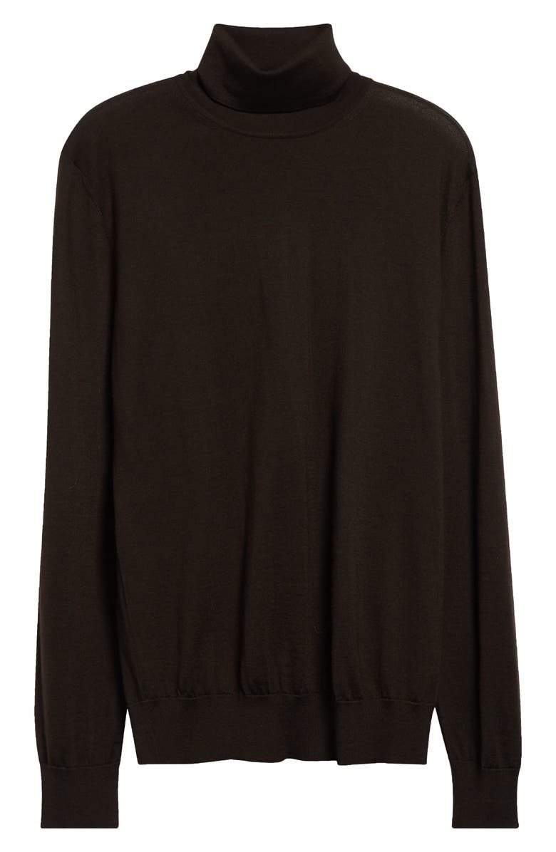 ZEGNA Cashmere & Silk Turtleneck Sweater, Alternate, color, 